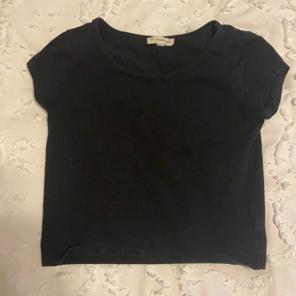 Tucker + Tate black crop top